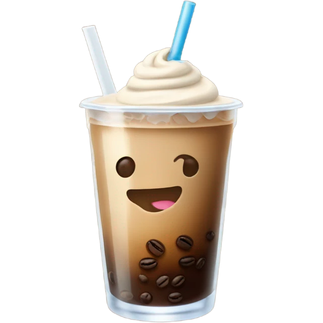 Iced coffee emoji