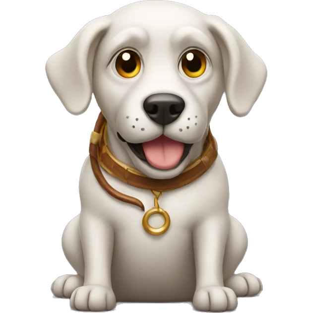 Dog with a horn emoji