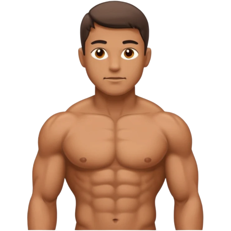 man naked full view emoji