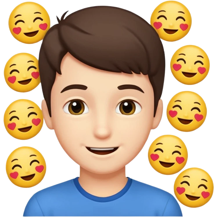Romantic animated sticker boy from core
Cute emojis around 😗😏🥰😍😘😚
Fancy Persian text:
[نازنین هیچوقت ولت نمی‌کنم]
Soft animation, love style
 emoji