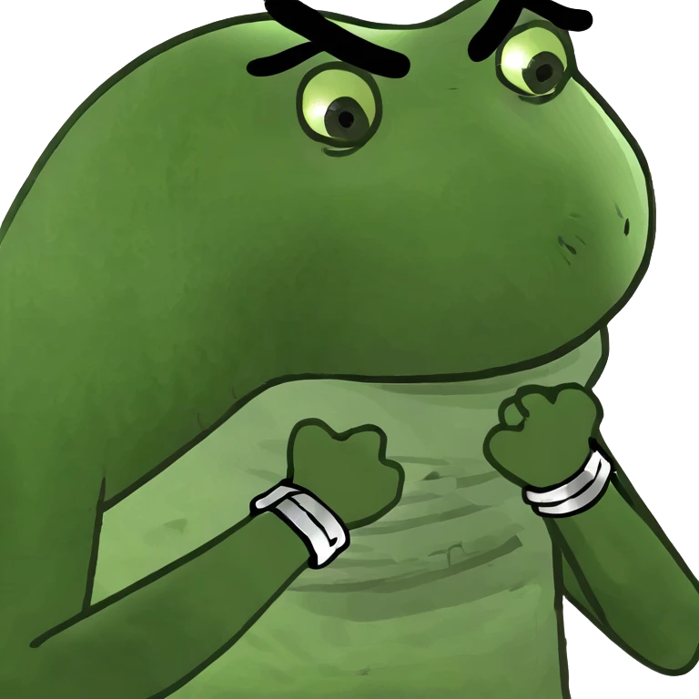 Man choking himself with his hands emoji