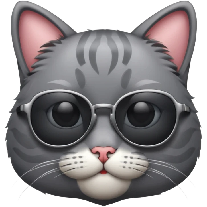 Cat wearing sunglasses emoji