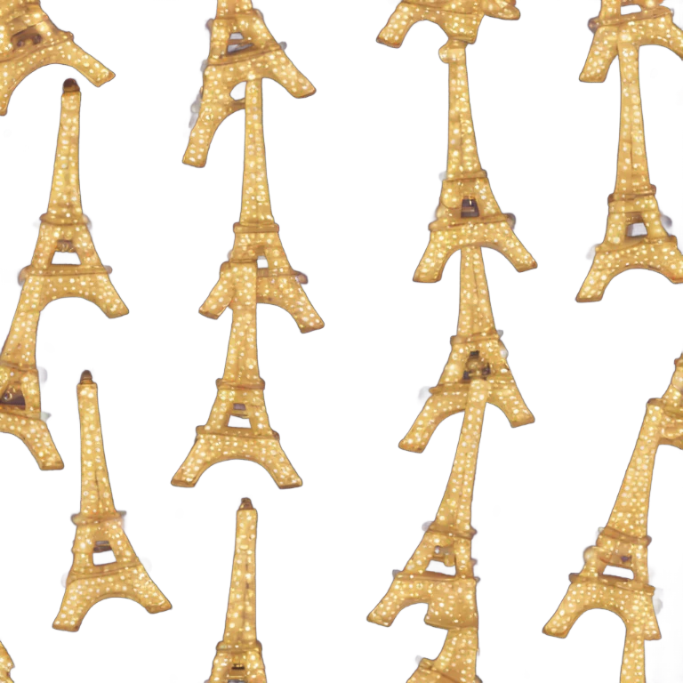 Eiffel tower wrapped in Christmas lights  emoji