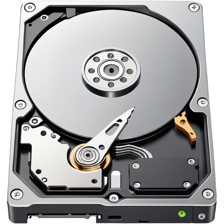 computer hard disk drive emoji
