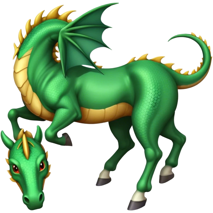 Dragon drawing horse  emoji