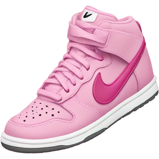 Pink nikes  emoji