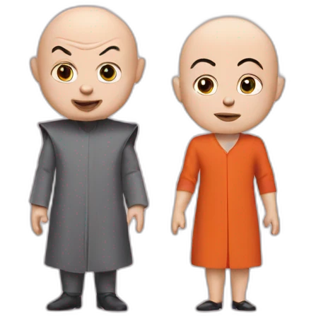 dr evil and mini me emoji