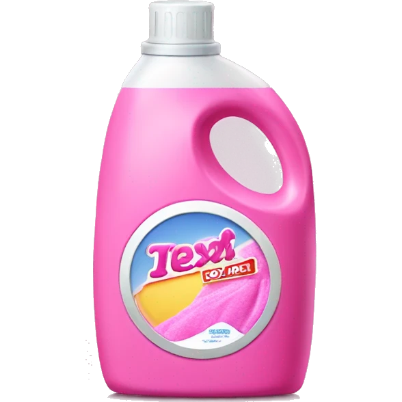 Pink laundry detergent emoji
