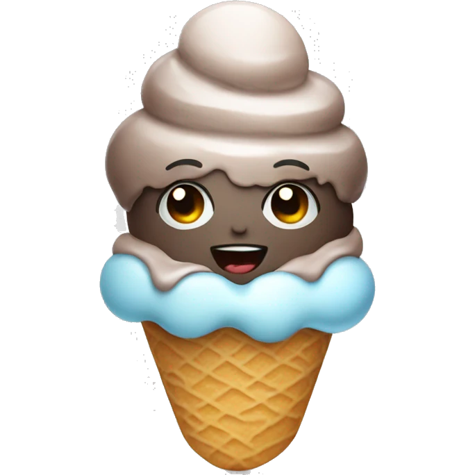 Ice cream emoji