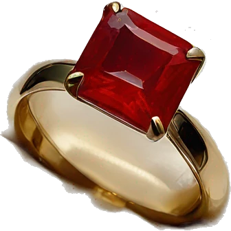 Cartier ring in red Cartier box emoji