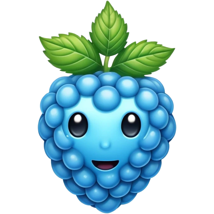Blue Raspberry  emoji