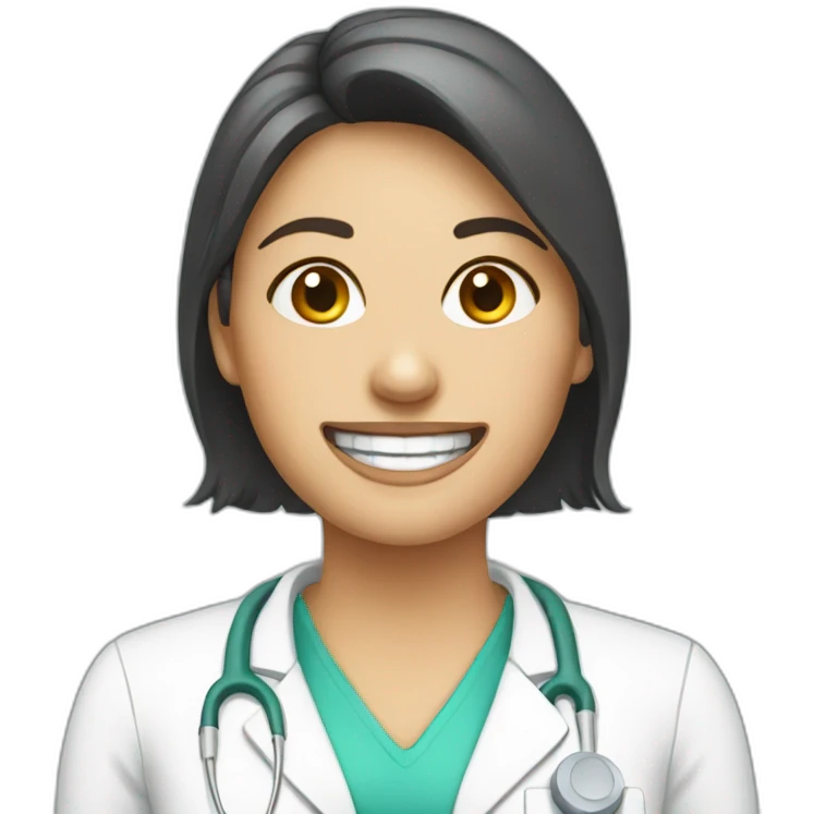 a female dentist emoji
