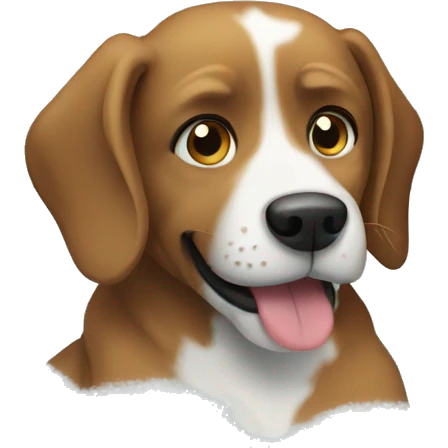 A dog having bath in the bath tub emoji
