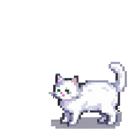 white cat emoji