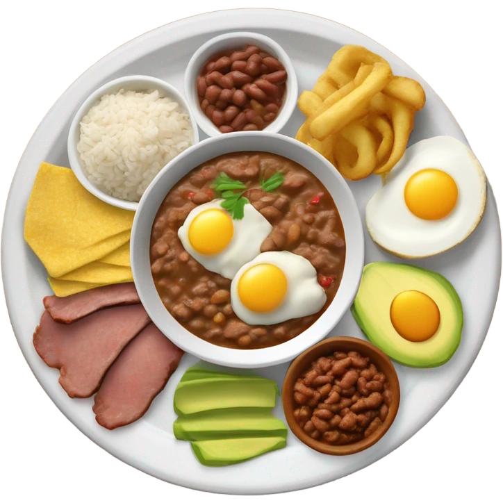 plato tipico colombiano emoji