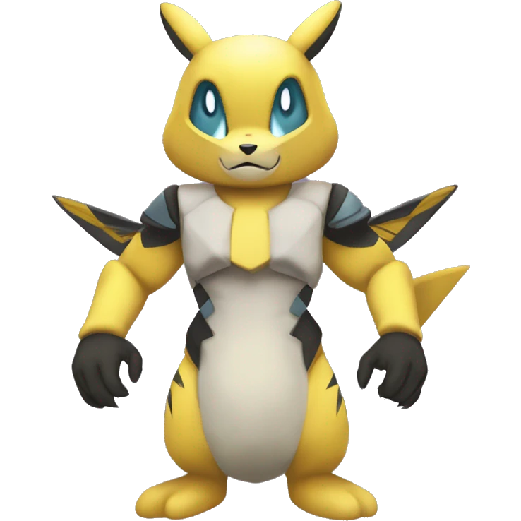 Anthro Metabee, Medabee, Renamon, Pikachu Zeraora emoji