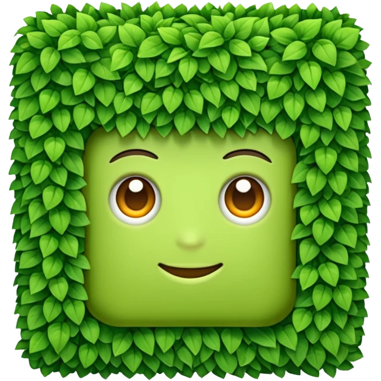 Square bush emoji