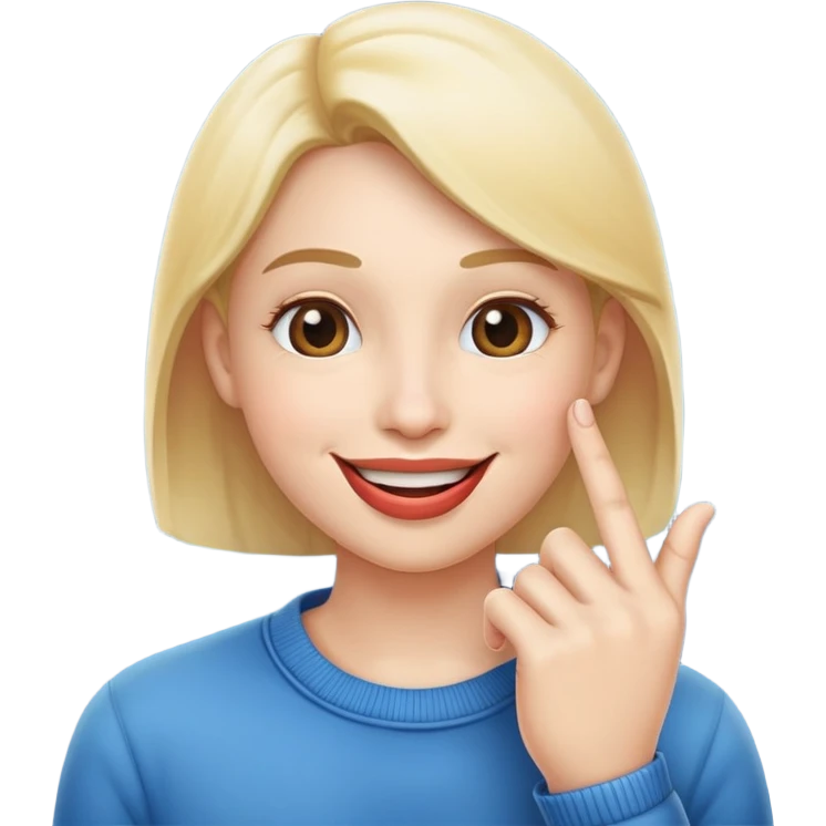 🤫+😁 emoji