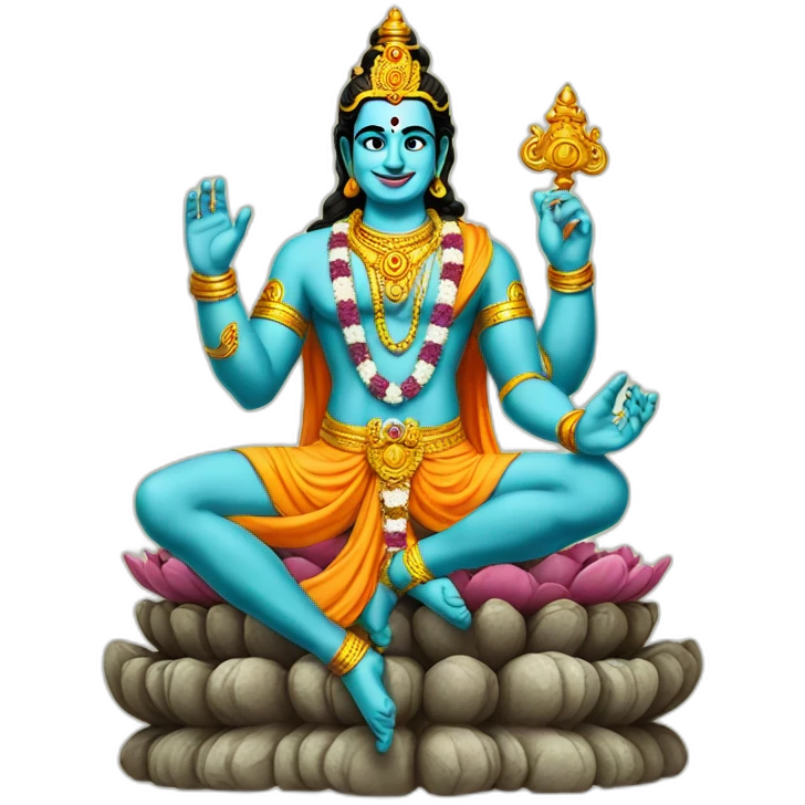 Hindu lord Vishnu emoji