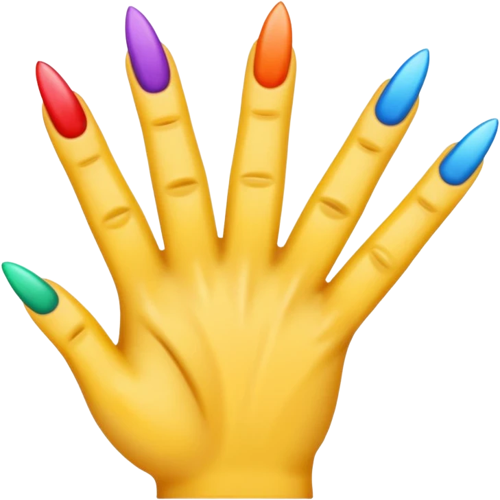 Emoji with nails  emoji