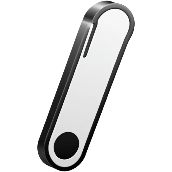 minimalistic bookmark icon with clean lines, simple and modern, high contrast emoji