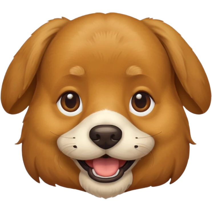  mustached dog emoji