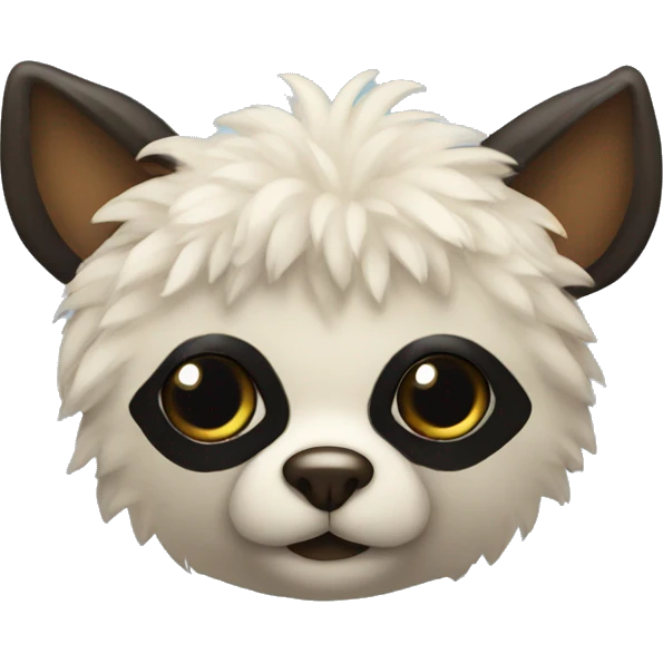 cute masked animal critter emoji