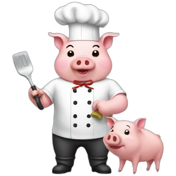 pig chef emoji