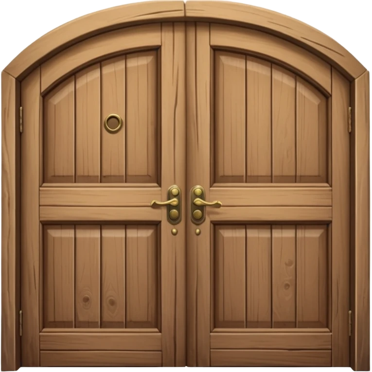 wide open wooden door emoji