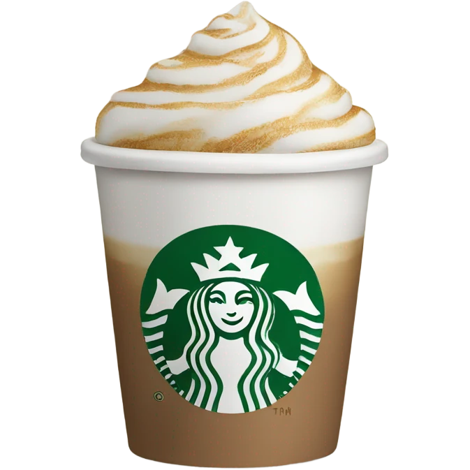 Starbucks cup emoji
