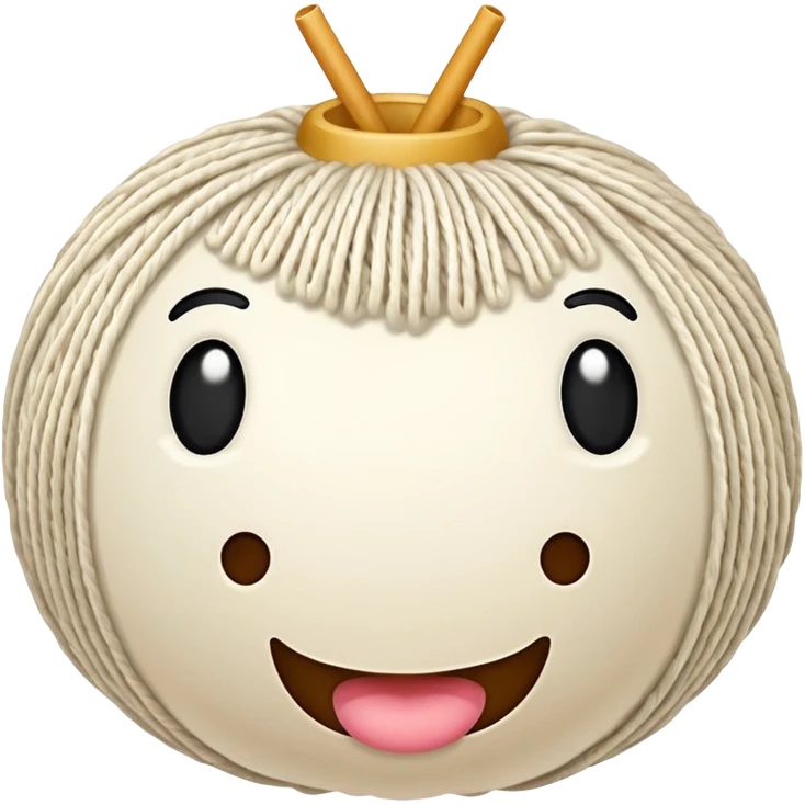 knitting milk colour emoji