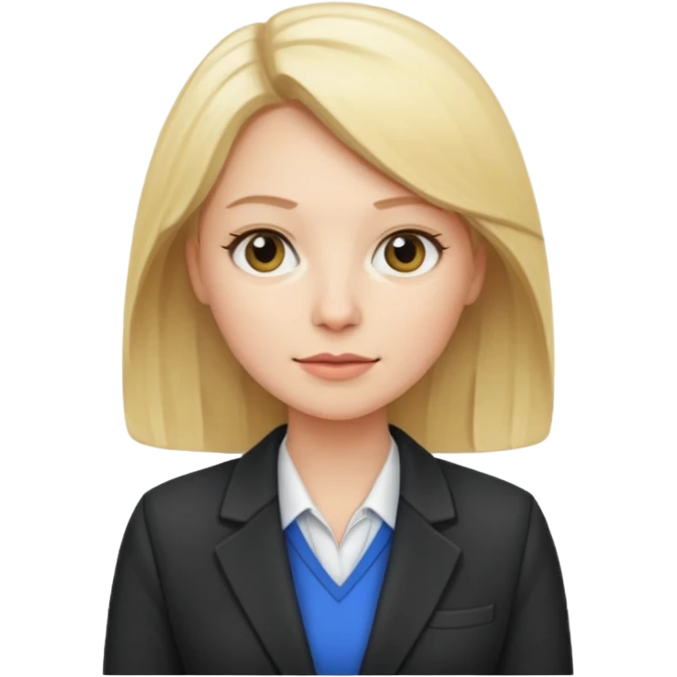 an ugly transphobic and anti-emo blonde and short teacher  emoji