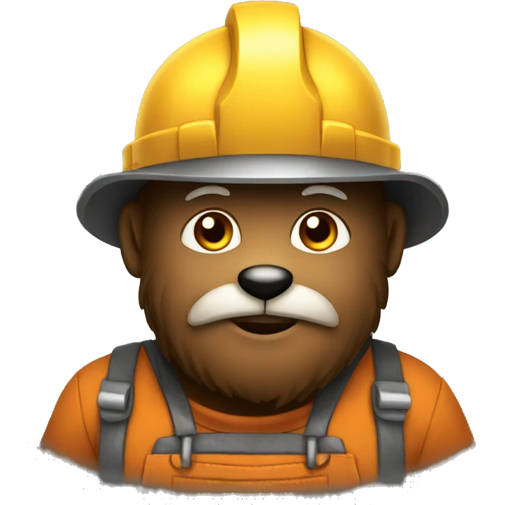 miner bear emoji