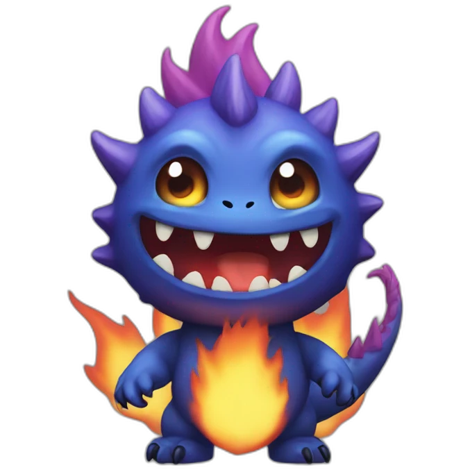 fire kaiju emoji