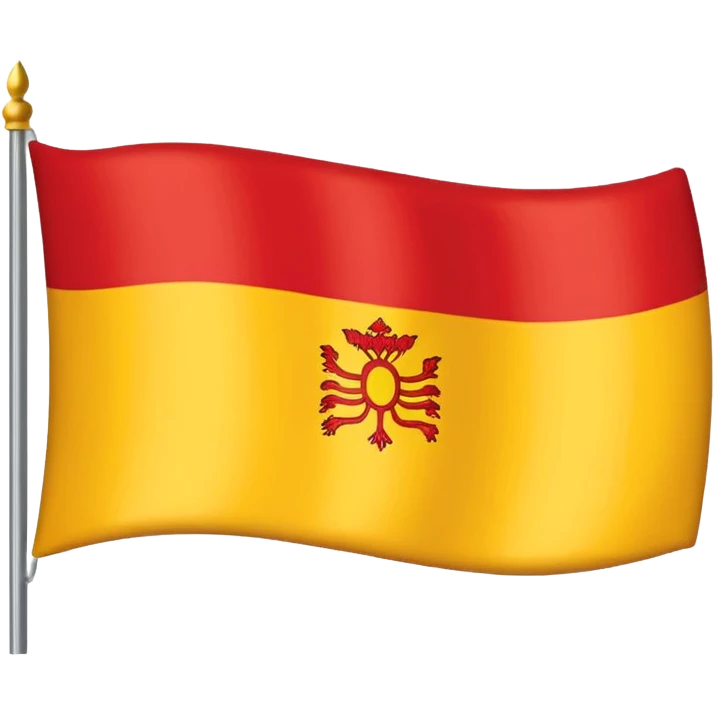 Karnataka flag without pole only the flag emoji