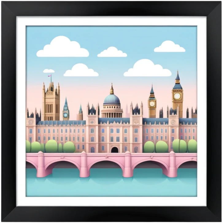 Pastel london emoji