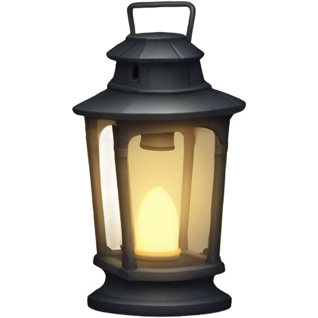 A glowing, old-fashioned lantern  emoji