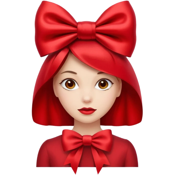 Woman with giant bow gift






























 emoji