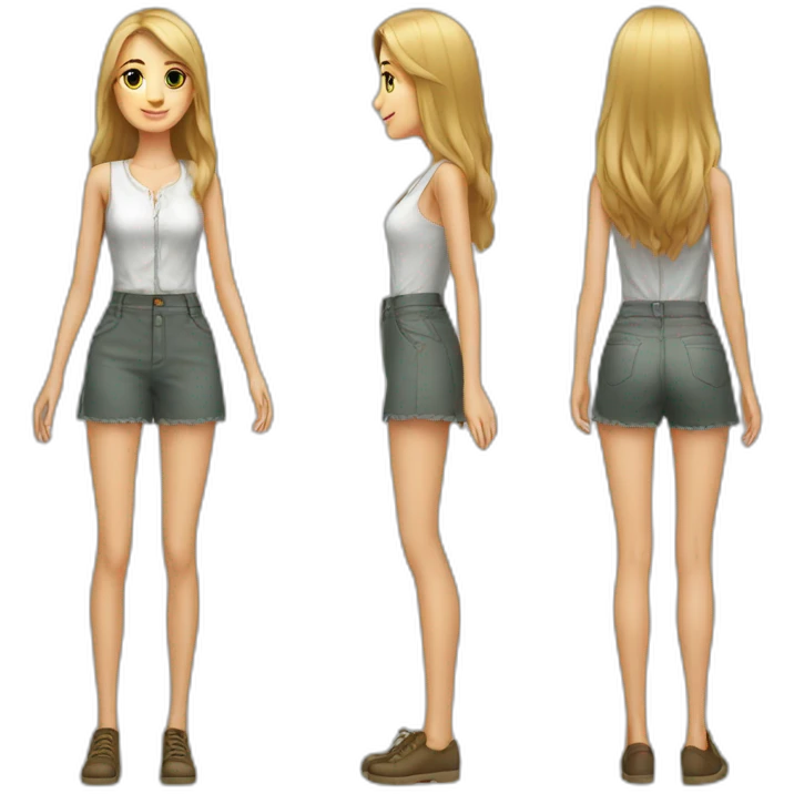 long legged russian girl emoji