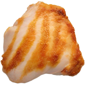 chicken fillet on a white plate emoji