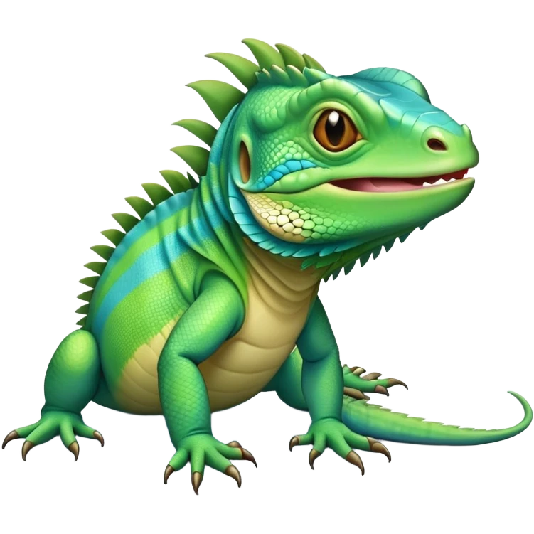 Fiji banded iguana emoji emoji