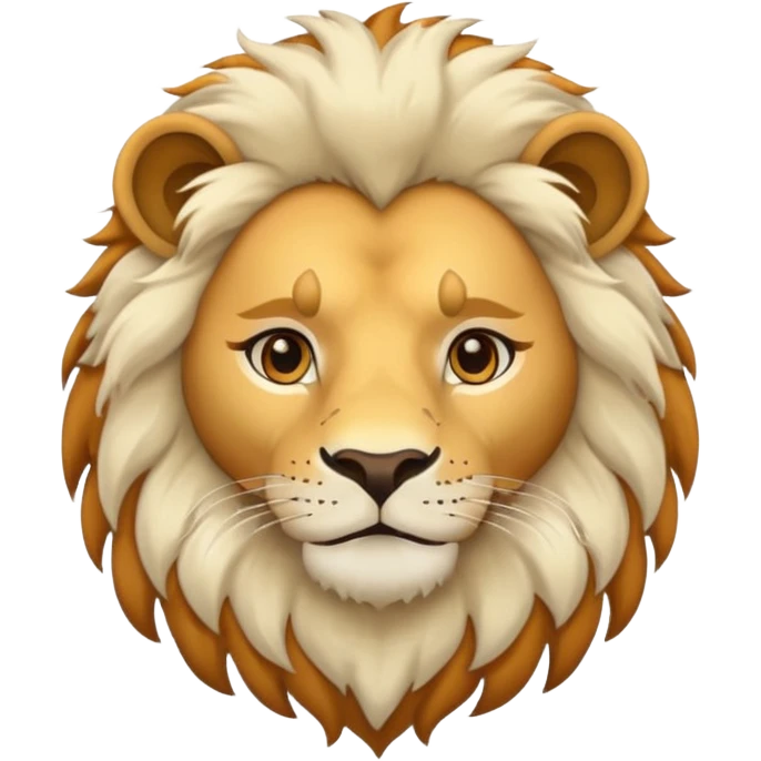 Lion blanc emoji