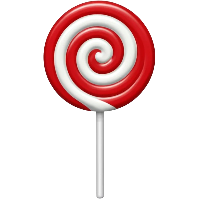Peppermint swirl lollipop emoji