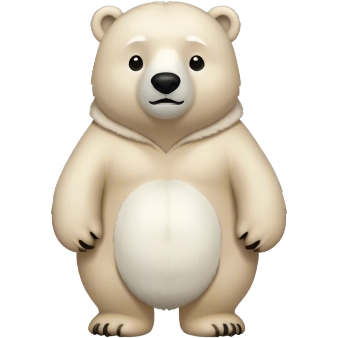 polar bear after global warming emoji