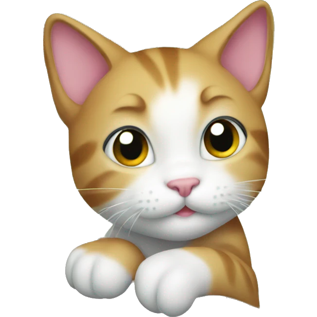 Kitty cat sitting in tree emoji