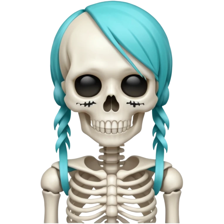 Hatsune miku skeleton emoji