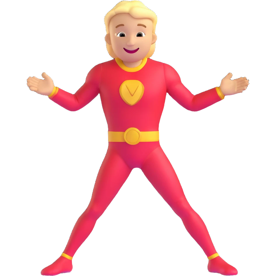 IShowSpeed with big smile, animated pose emoji