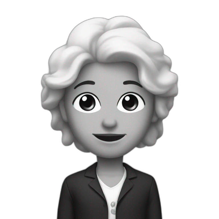Golde blanco y negro emoji