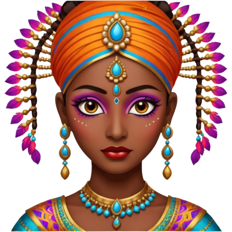 indian dancer face emoji