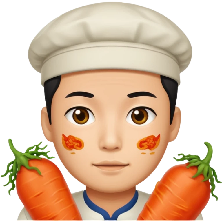 Wearing kimchi man emoji